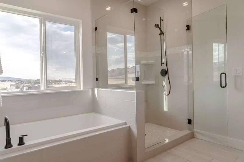 Glass-Encased Modern Tub